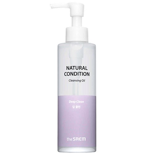 Гидрофильное масло для жирной кожи The Saem Natural Condition Cleansing Oil Deep Clean