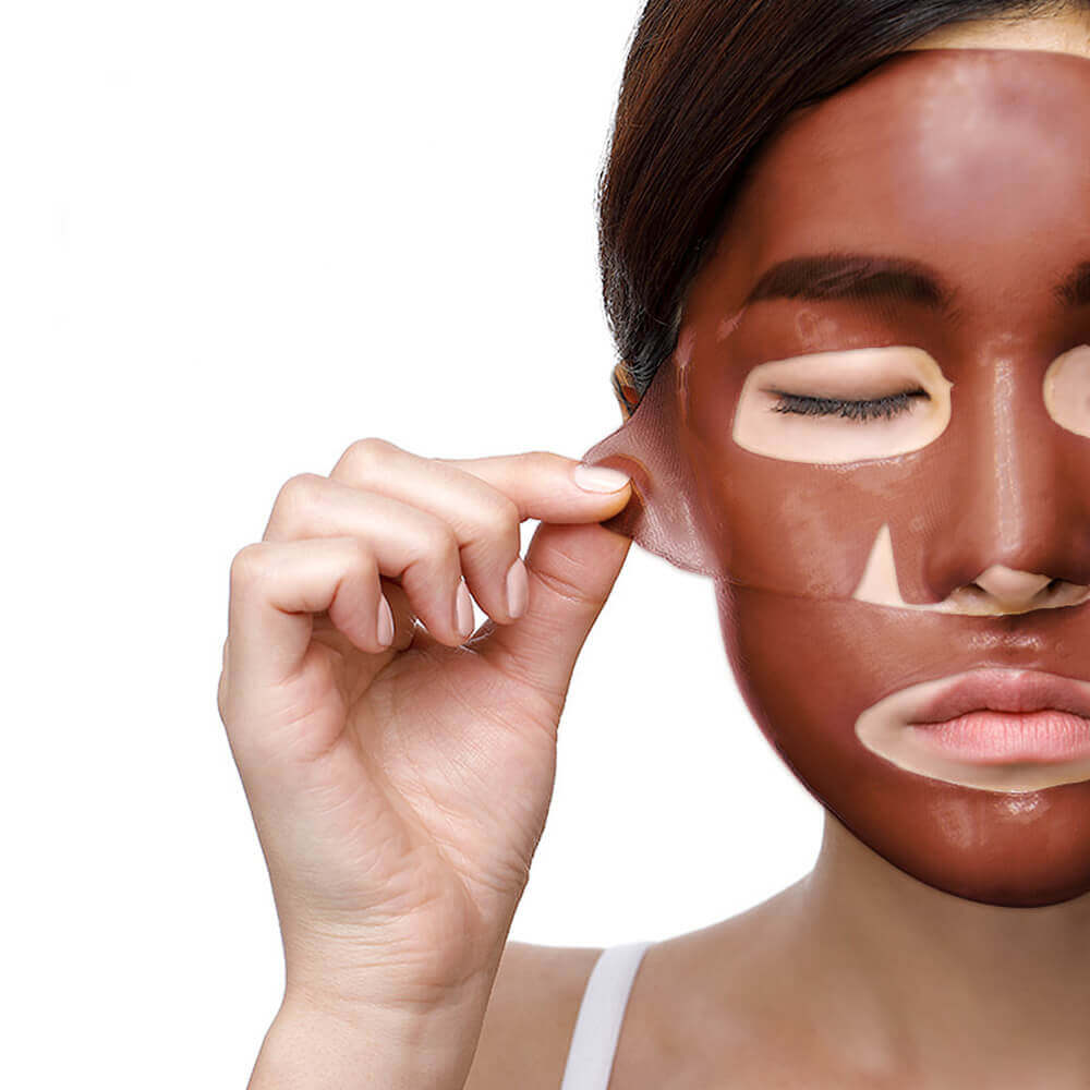 Тонизирующая гидрогелевая маска для лица с какао Petitfee Cacao Energizing Hydrogel Face Mask 