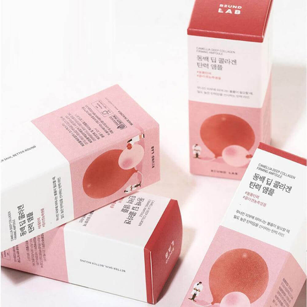 Укрепляющая коллагеновая ампула с камелией Round Lab Camellia Deep Collagen Firming Ampoule