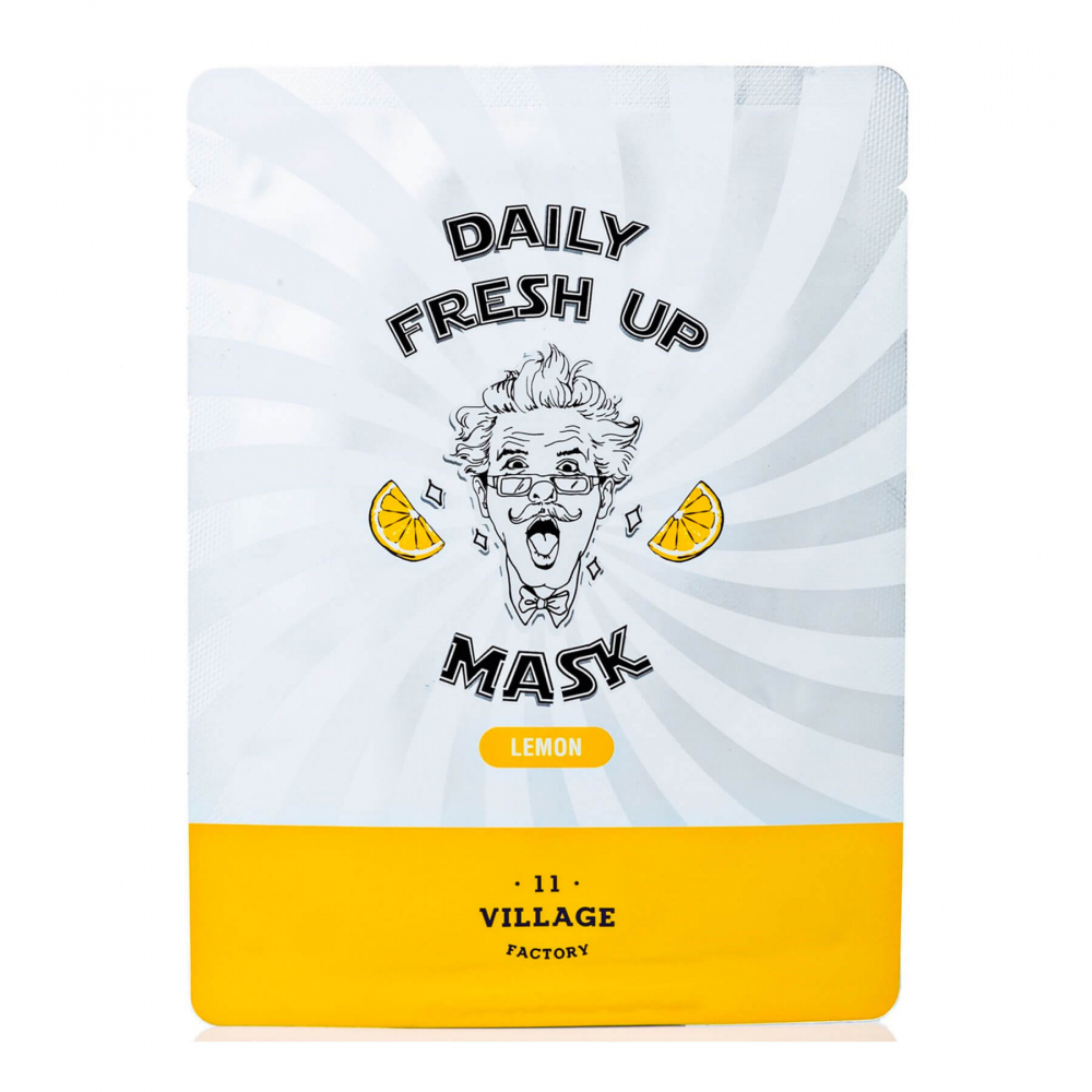 Тканевая маска с экстрактом лимона Village 11 Factory Daily Fresh Up Mask Lemon