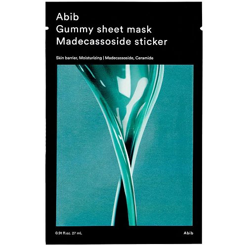 Восстанавливающая тканевая маска с мадекассосидом Abib Gummy Sheet Mask Madecassoside Sticker