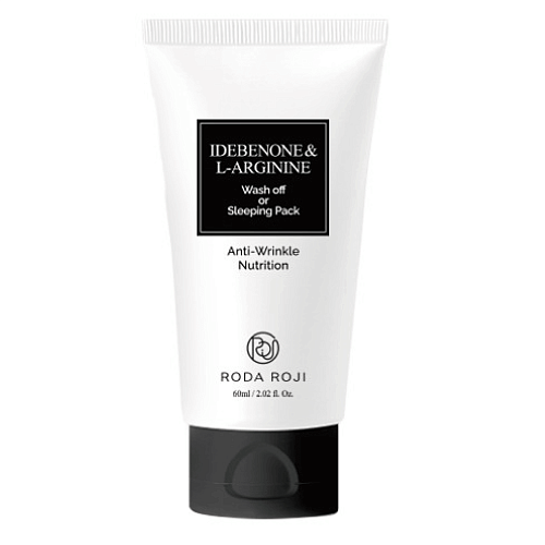 Многофункциональная антиоксидантная маска RODA ROJI Idebenone & L-arginine Wash Off Or Sleeping Pack