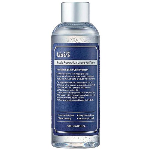 Смягчающий тонер для лица Dear, Klairs Supple Preparation Unscented Toner
