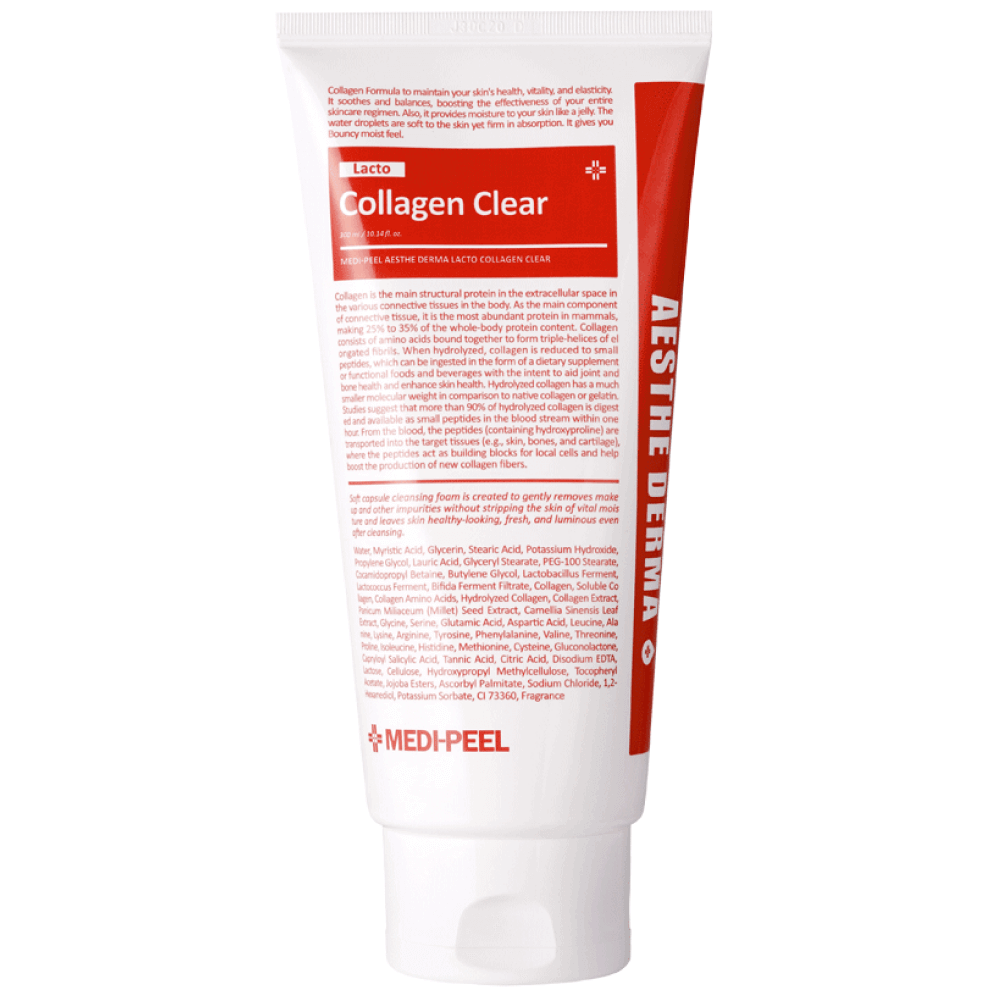 

Пенка для умывания с коллагеном и пробиотиками Medi-Peel Aesthe Derma Lacto Collagen Clear