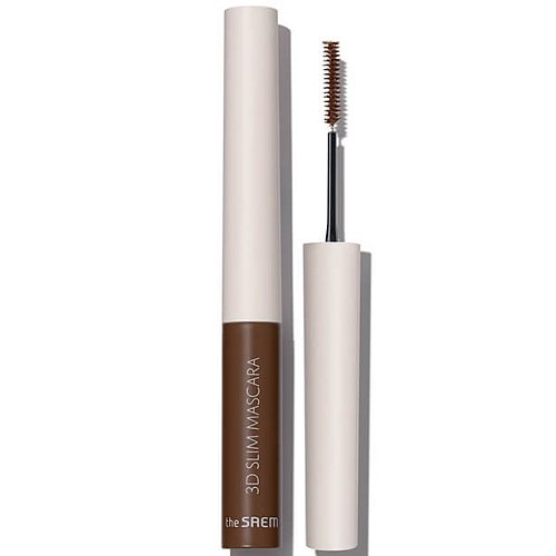 Ультратонкая 3D коричневая тушь для ресниц The Saem Saemmul 3D Slim Mascara - Brown
