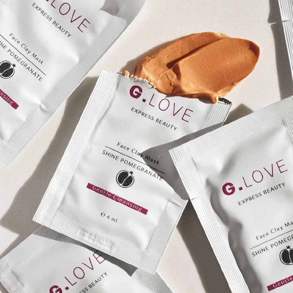 Глиняная энзимная маска для сужения пор G.Love Face Clay Mask Shine Pomegranate