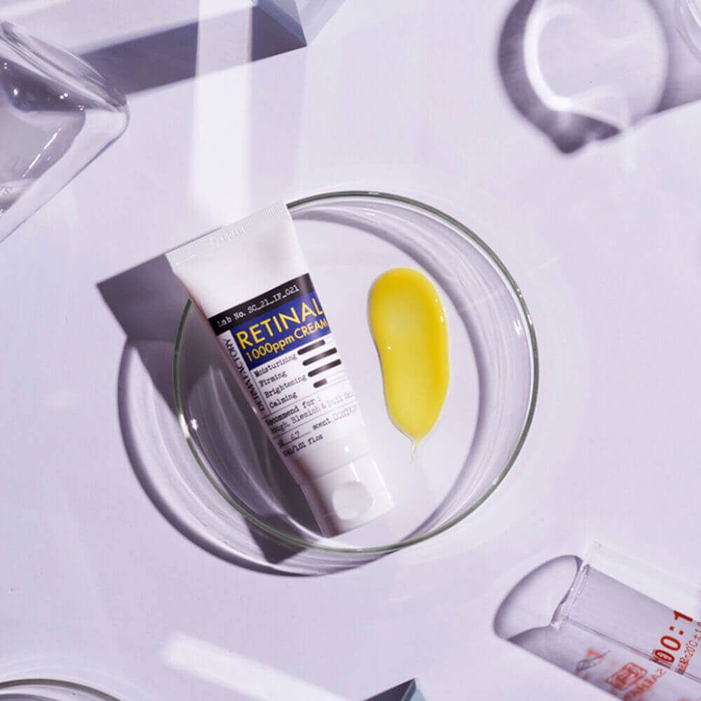 Интенсивный укрепляющий крем для гладкости кожи с ретиналем Derma Factory Retinal 1000ppm Cream