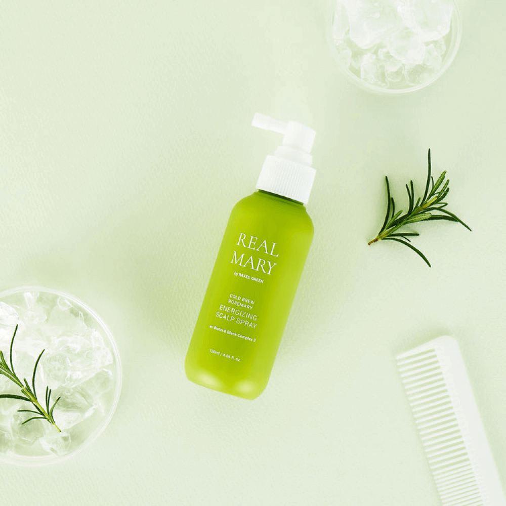 Освежающий спрей для кожи головы с соком розмарина RATED GREEN Real Mary Energizing Scalp Spray