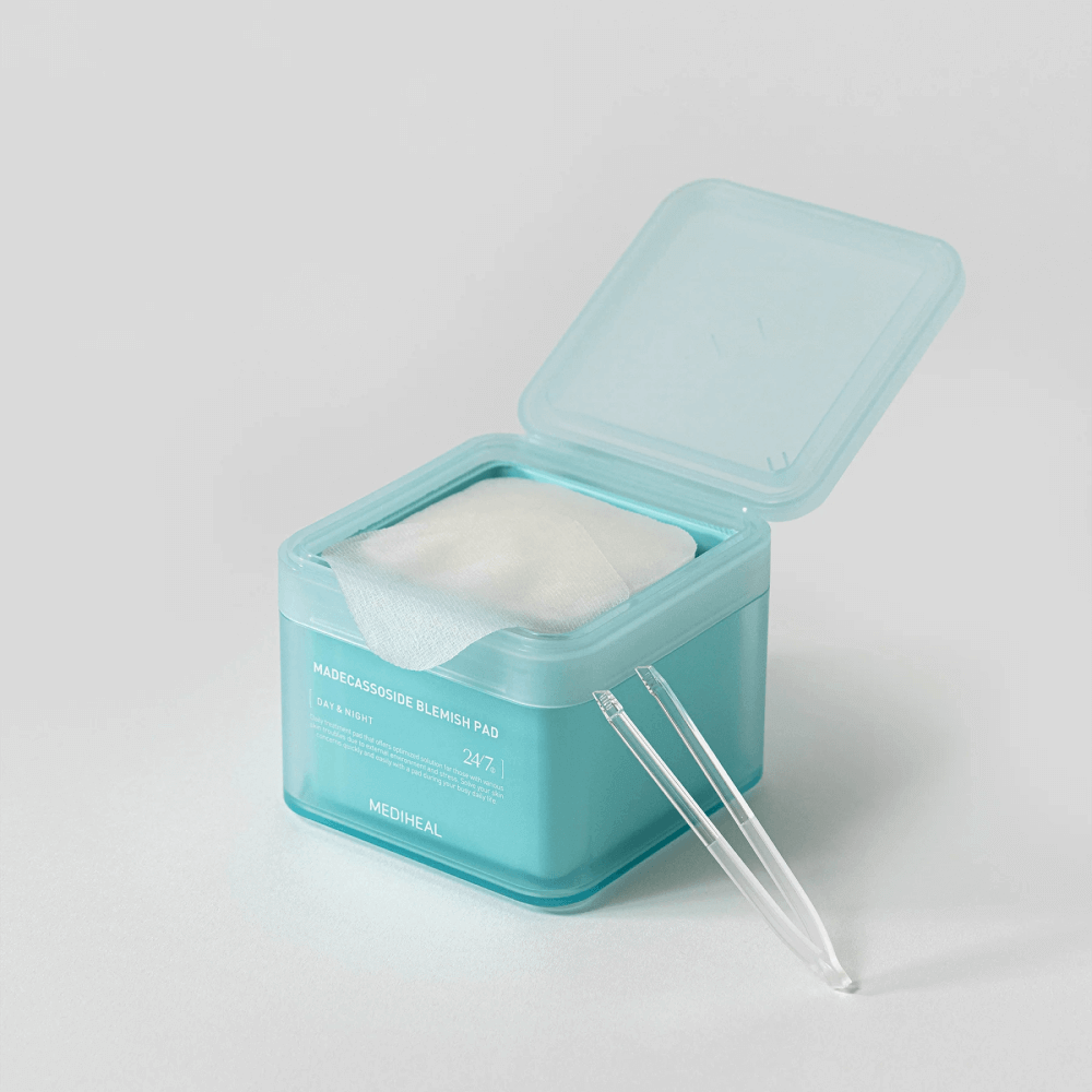 Успокаивающие тонер-пэды с мадекассосидом Mediheal Madecassoside Blemish Pad