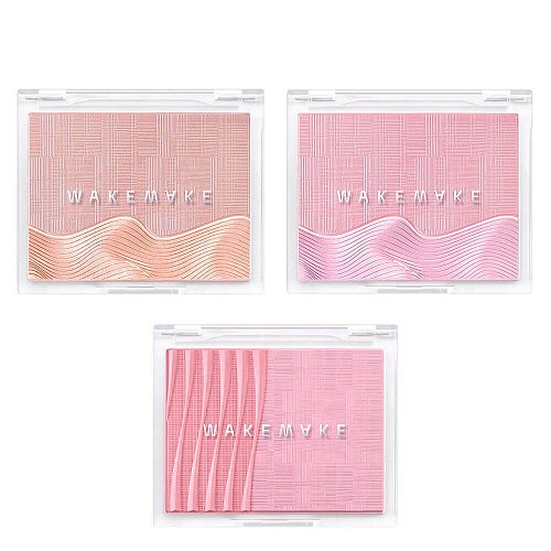 Двойные румяна с сияющим финишем WAKEMAKE Sheer Layering Dual Blusher