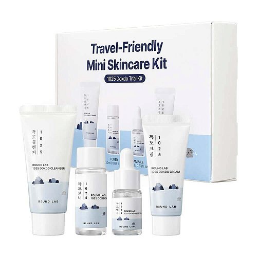 Travel-набор средств с морской водой Round Lab Travel-Friendly Mini Skincare Kit 1025 Dokdo