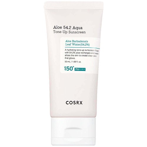 Тонирующий санскрин с алоэ COSRX Aloe 54.2 Aqua Tone-Up Sunscreen SPF50+ PA++++