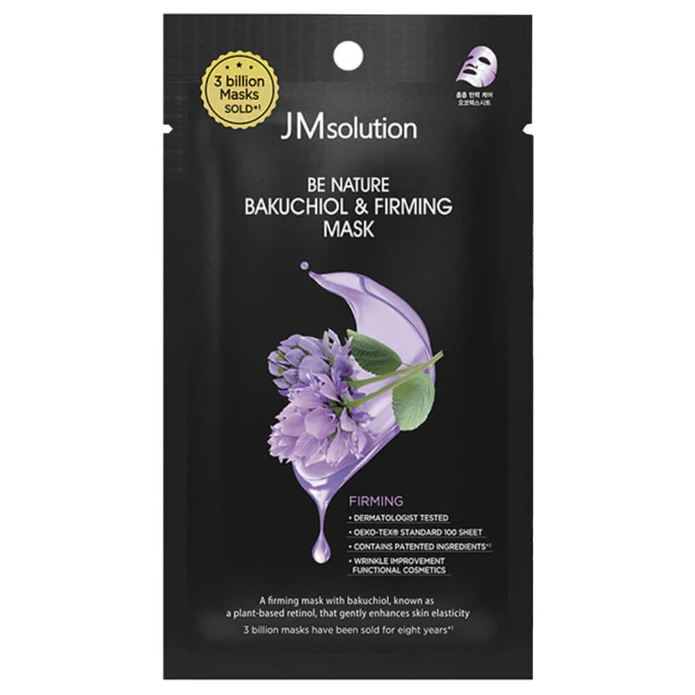 Тканевая маска с бакучиолом JMsolution Be Nature Bakuchiol & Firming Mask
