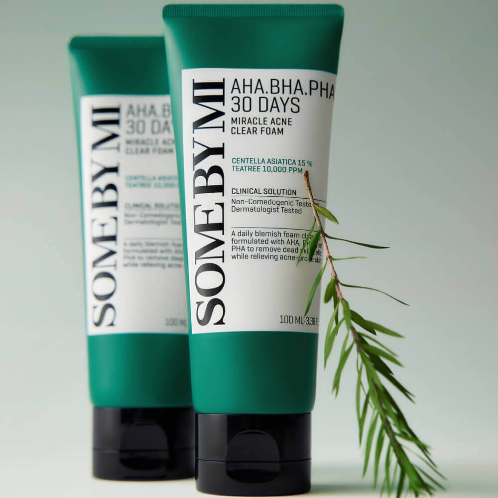 Очищающая пенка для проблемной кожи Some By Mi AHA-BHA-PHA 30 Days Miracle Acne Clear Foam