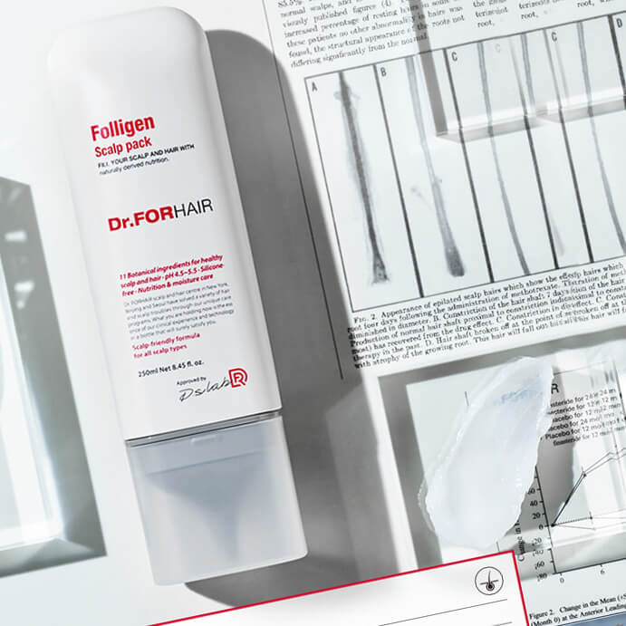 Оздоравливающая мультимаска для кожи головы Dr.Forhair Folligen Scalp Pack