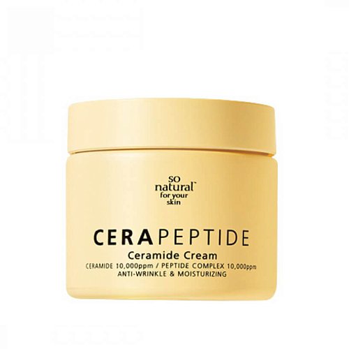 Омолаживающий крем с пептидами и церамидами So Natural Cera Peptide Cream