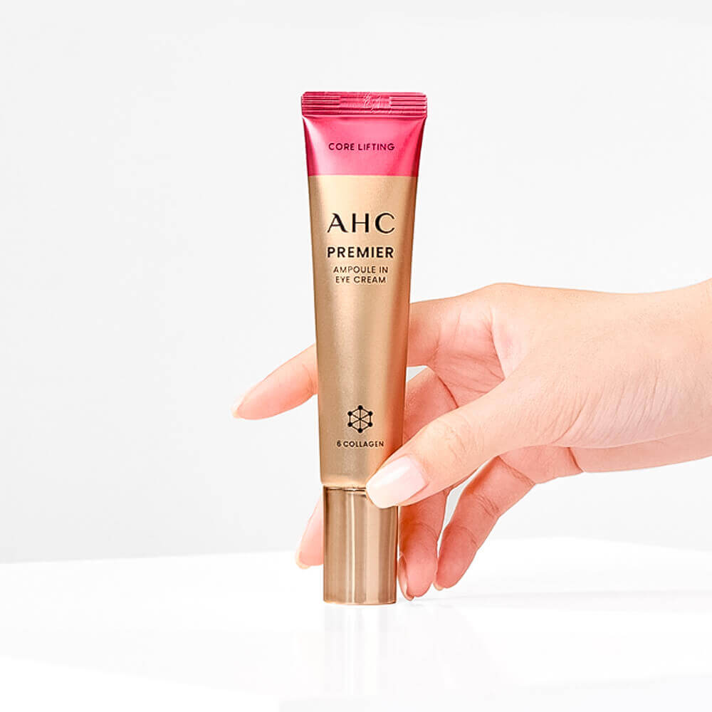 Питательный крем для век с коллагеном на основе розы AHC Premier Ampoule In Eye Cream 6 Collagen