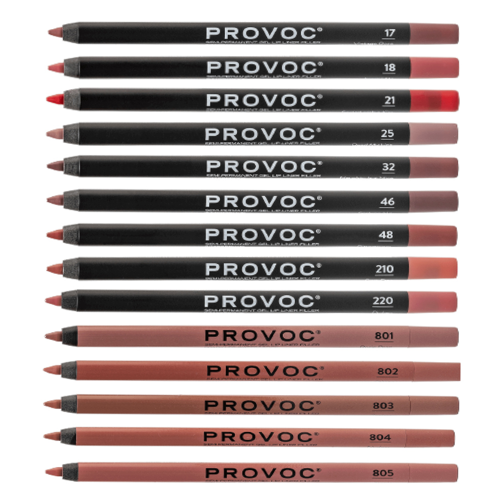 Стойкий лайнер для губ Provoc Gel Lip Liner Filler