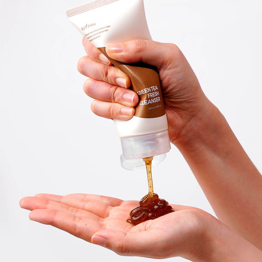 Очищающий гель с зелёным чаем IsNtree Green Tea Fresh Cleanser