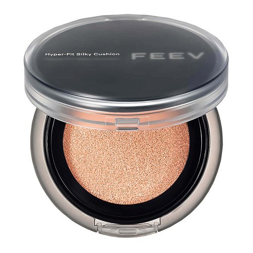 Тональный кушон с полуматовым финишем FEEV Hyper-Fit Silky Cushion SPF40 PA++