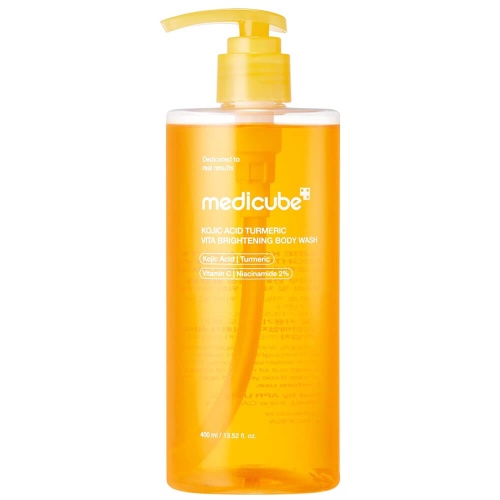 Осветляющий гель для душа medicube Kojic Acid Turmeric Vita Brightening Body Wash