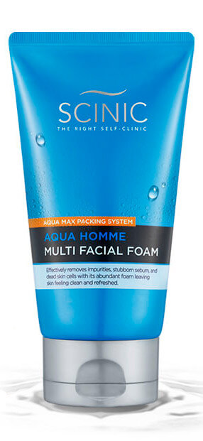 

Очищающая пенка для мужчин Scinic Aqua Homme Multi Facial Foam