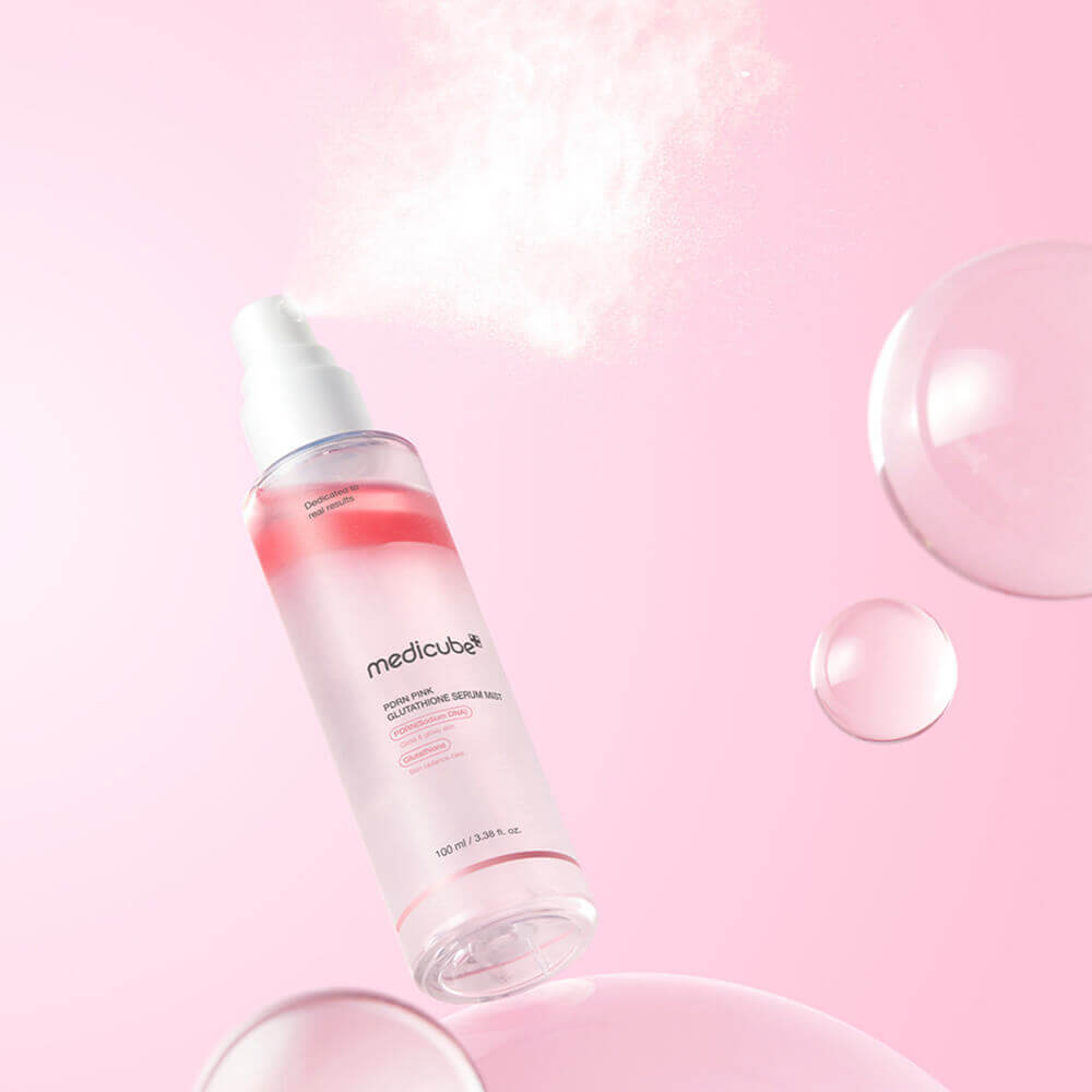 Сыворотка-мист для сияния кожи с ПДРН medicube PDRN Pink Glutathione Serum Mist