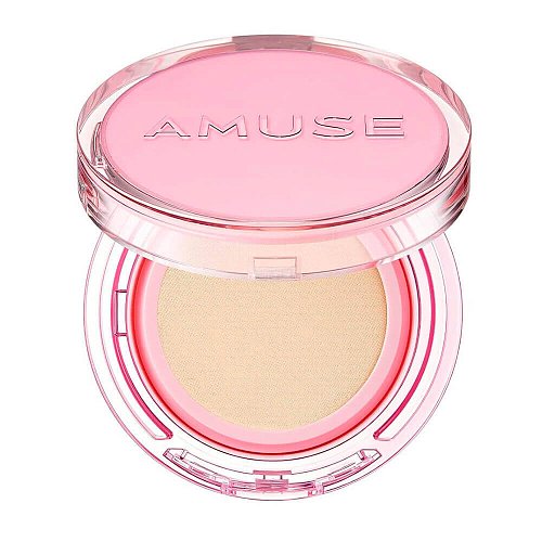 Стойкий кушон с сияющим финишем AMUSE Dew Power Vegan Cushion SPF50+ PA++++