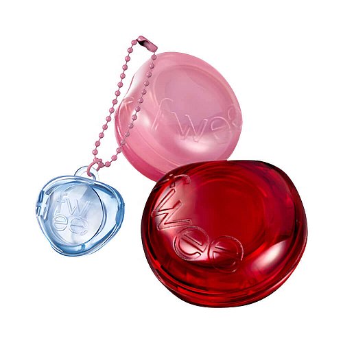 Глянцевый бальзам-пудинг для губ и щёк + брелок fwee Lip&Cheek Glowy Jelly Pot Keyring Set