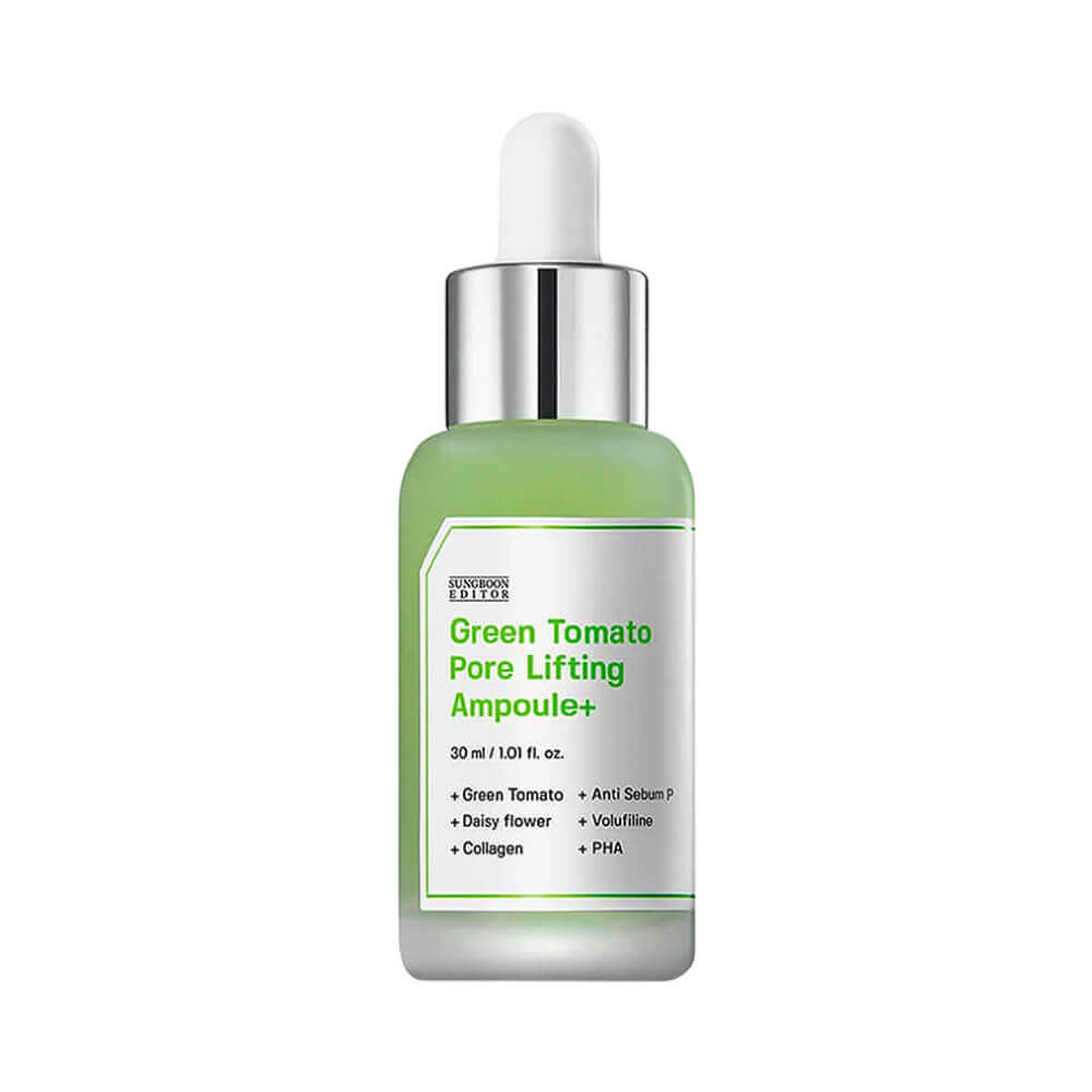 Лифтинг-сыворотка для сужения пор Sungboon Editor Green Tomato Pore Lifting Ampoule+ 30 мл