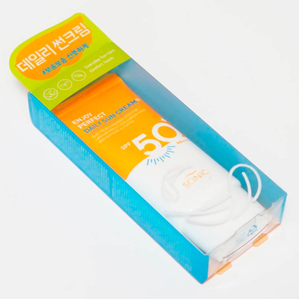 Солнцезащитный крем для лица и тела Scinic Enjoy Perfect Daily Sun Cream SPF 50/PA+++