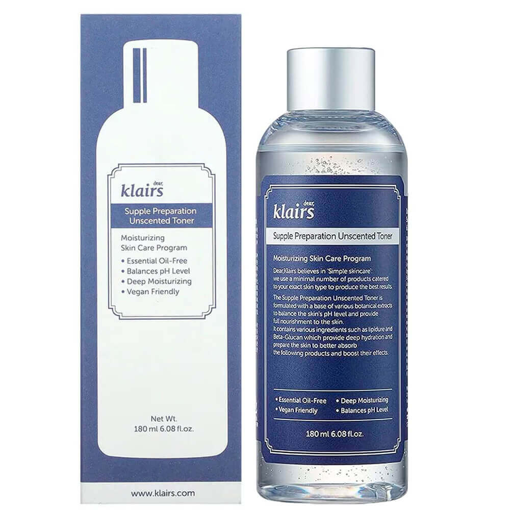 Смягчающий тонер для лица Dear, Klairs Supple Preparation Unscented Toner