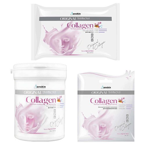 Альгинатная маска с коллагеном и гиалуроновой кислотой Anskin Collagen Modeling Mask
