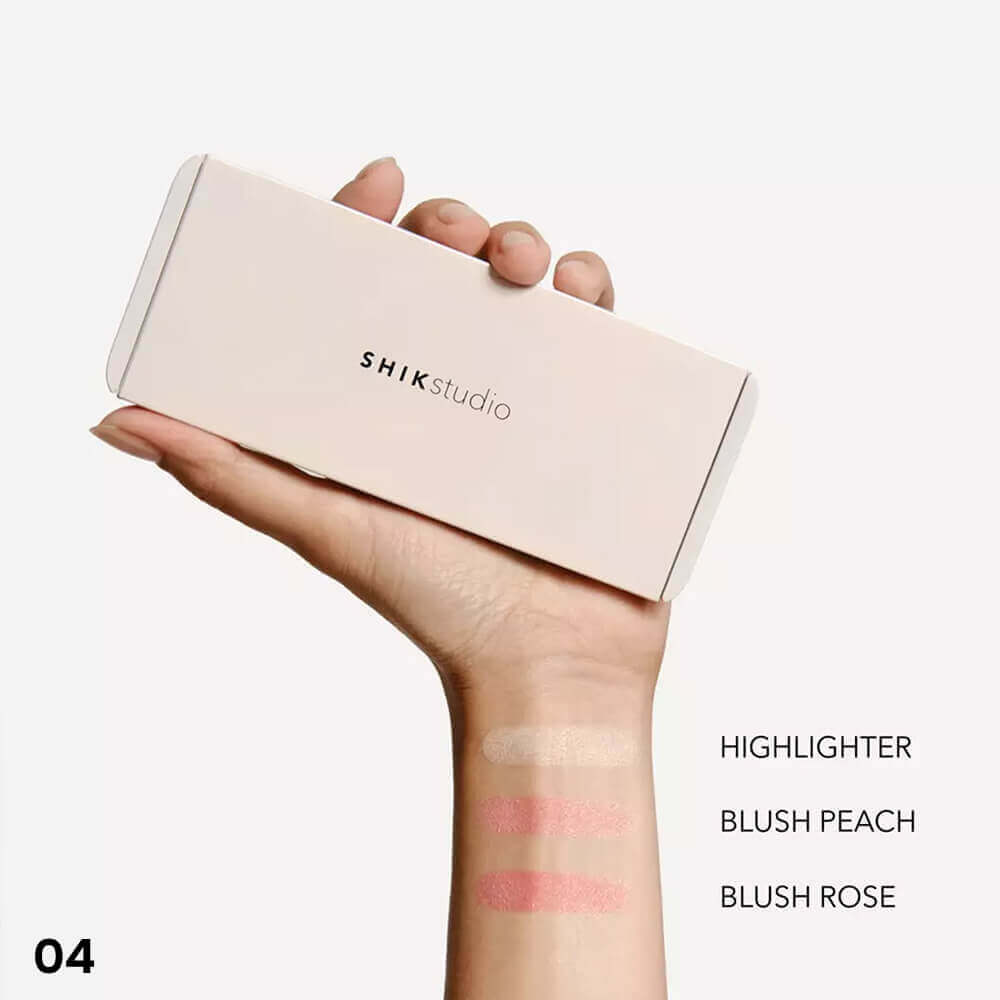 Палетка запечённых продуктов для макияжа лица SHIKstudio Face Palette Baked