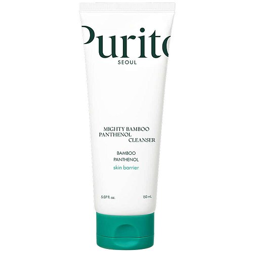 Слабокислотный гель для очищения кожи Purito Seoul Mighty Bamboo Panthenol Cleanser