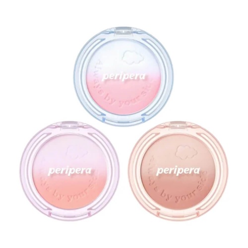Двойные компактные румяна Peripera Pure Blushed Custom Cheek
