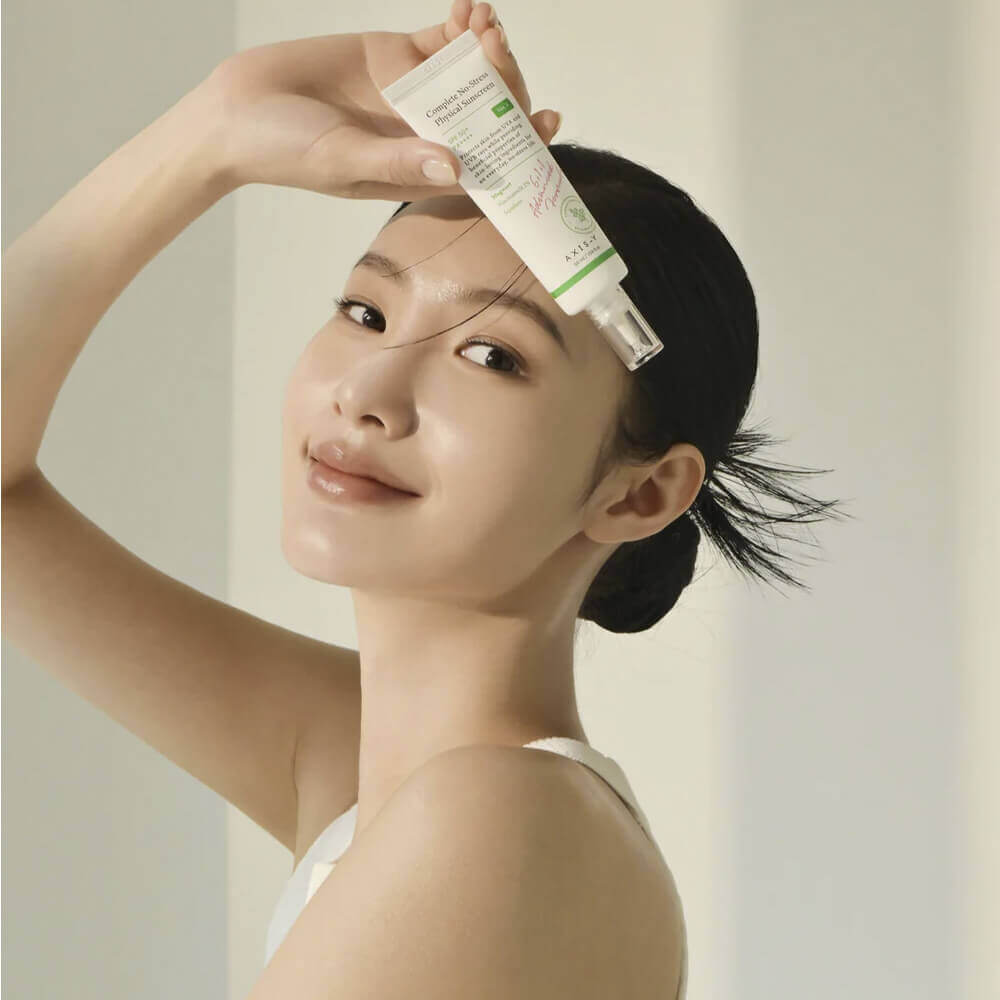 Лёгкий минеральный санскрин AXIS-Y Complete No-Stress Physical Sunscreen V. 3 SPF50+ PA++++