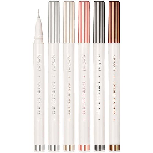 Стойкая подводка для глаз с блёстками rom&nd Twinkle Pen Liner