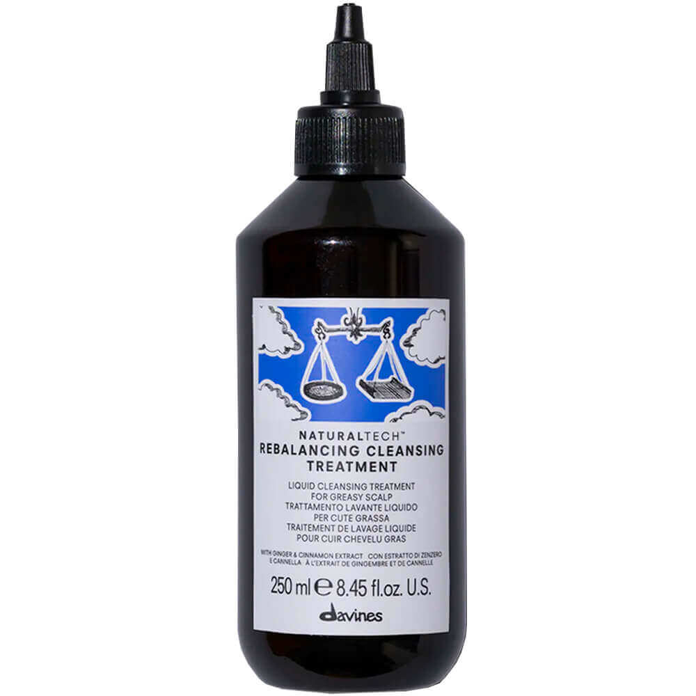 Себорегулирующий уход для жирной кожи головы Davines Rebalancing Cleansing Treatment