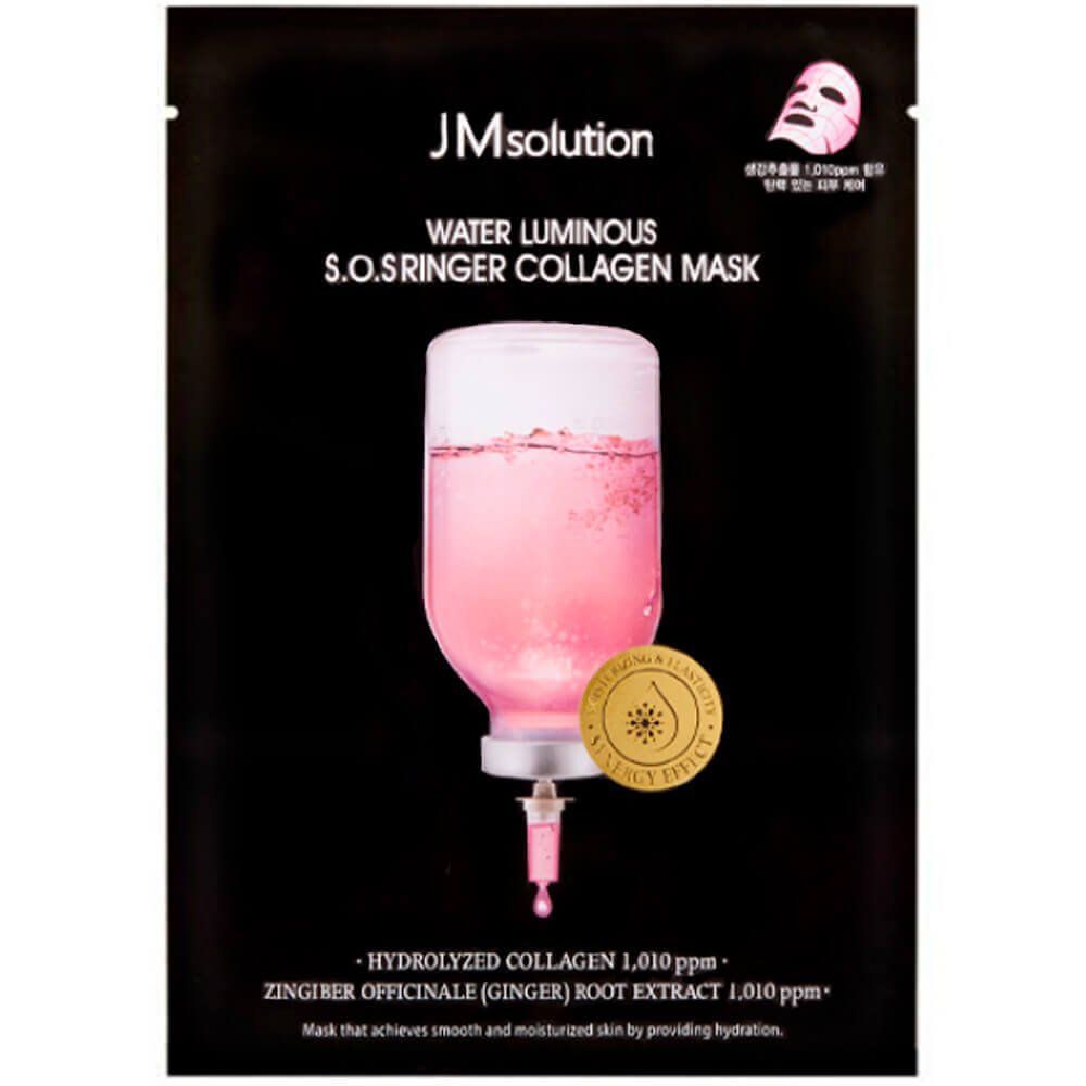 

Увлажняющая маска с коллагеном и пептидами JMsolution Water Luminous SOS Ringer Collagen Mask