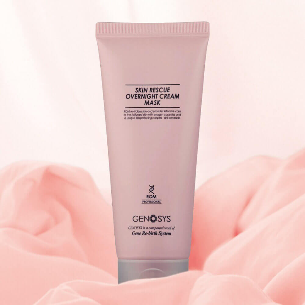 Кремовая ночная маска с кислородными капсулами Genosys Skin Rescue Overnight Cream Mask