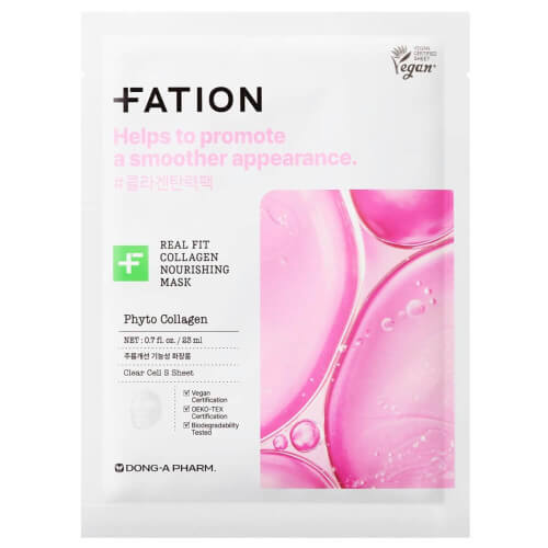 Увлажняющая тканевая маска FATION Real Fit Collagen Firming Mask