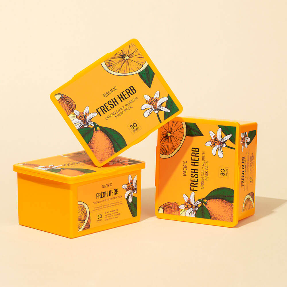 Набор увлажняющих масок NACIFIC Fresh Herb Origin Daily Mask Pack 30 Sheets