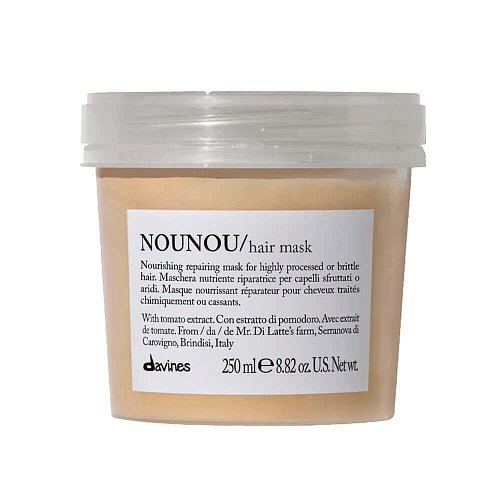 Питательная маска с экстрактом томата для повреждённых волос Davines NOUNOU Hair Mask 