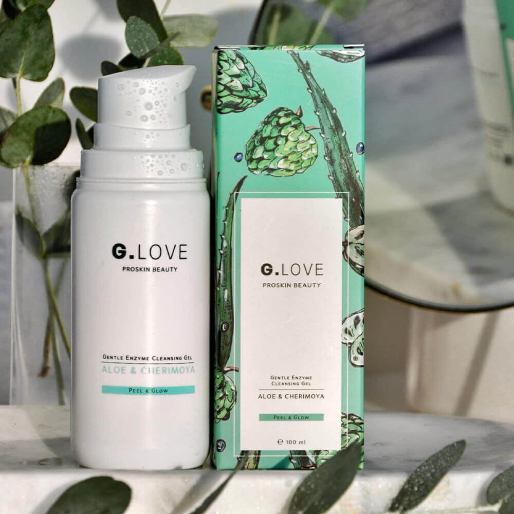 Деликатный очищающий гель с энзимами и алоэ G.Love Gentle Enzyme Cleansing Gel Aloe&Cherimoya