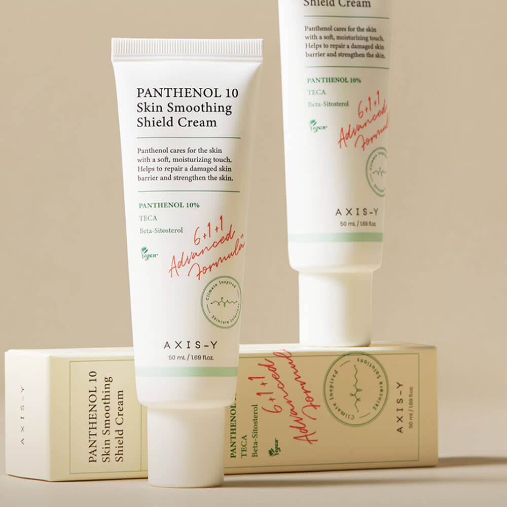 Успокаивающий крем с пантенолом и центеллой AXIS-Y Panthenol 10 Skin Smoothing Shield Cream