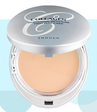 

Осветляющая пудра со сменным блоком Enough Collagen Whitening Moisture Two Way Cake SPF30 PA+++ - Тон 13