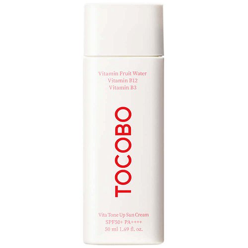Витаминный солнцезащитный крем с тонирующим эффектом Tocobo Vita Tone Up Sun Cream SPF50+ PA++++