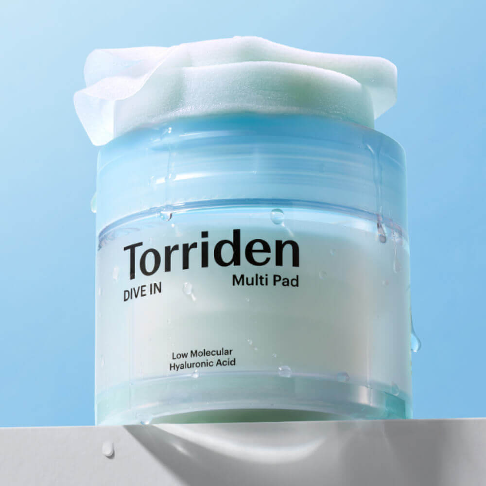 Увлажняющие многофункциональные пэды Torriden DIVE IN Low Molecular Hyaluronic Acid Multi Pad