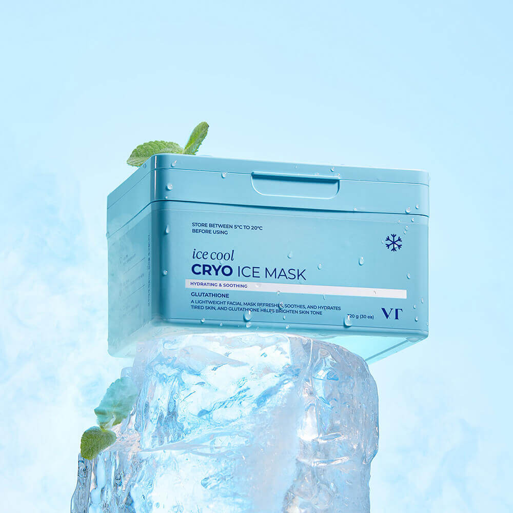 Набор охлаждающих тканевых масок с глутатионом VT Cosmetics Cryo Ice Mask